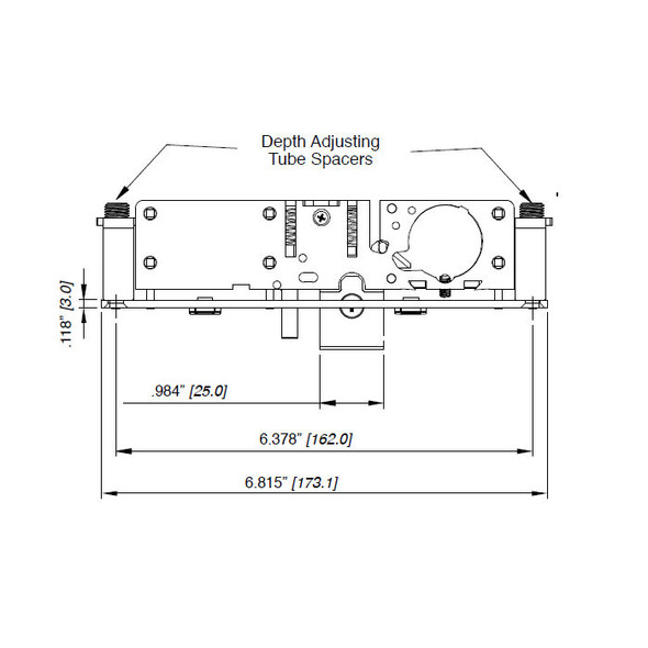 Ilco 452-F-3RH-201-628/313 Deadlatch Stoerfront Hardware