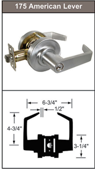 Marks 175RF/26D Lever dimensions