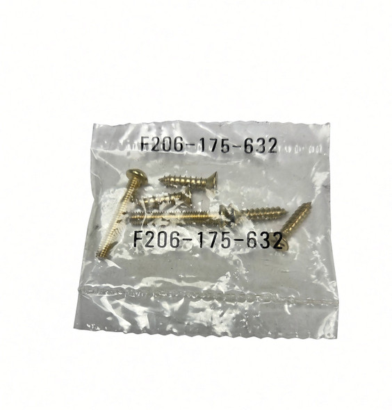 Schage F206-175-632 Screw Pack - Bright Brass FInish