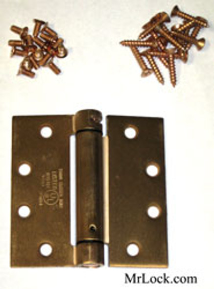 Cal-Royal SH140 US10 Satin Bronze Spring Hinge 4.5x4.5