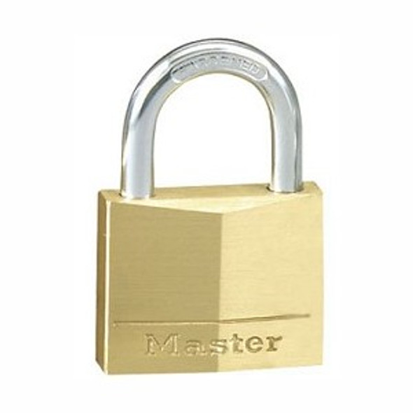 Master Lock 130KAD Padlock, Brass Body Keyed Alike 1B019