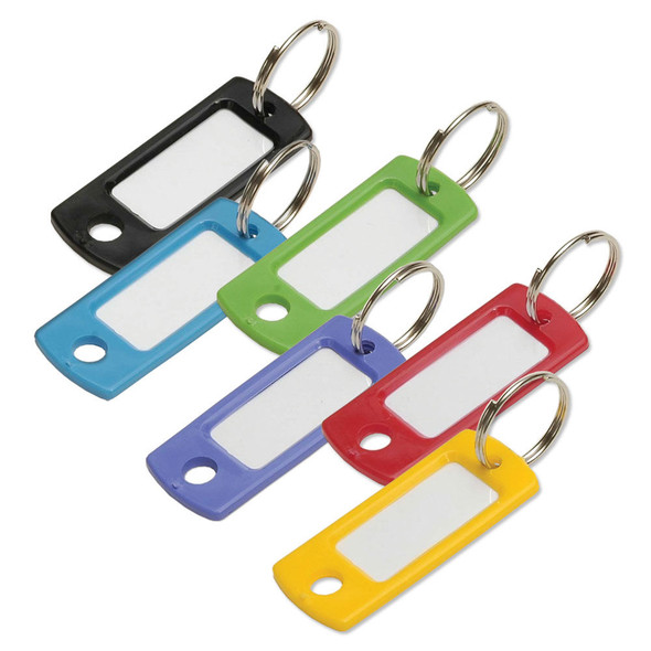 Lucky Line 16900 assorted color key tags