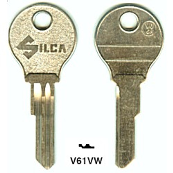 Ilco V61VW Key Blank, for VW