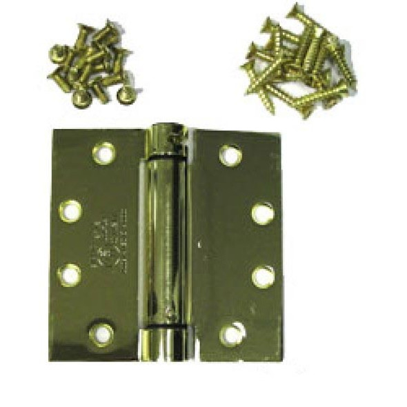 Cal-Royal SH140 US3 Brass Finish Spring Loaded Hinge 4.5x4.5 Cal-Royal SH140 US3 Brass Finish Spring Loaded Hinge 4.5x4.5