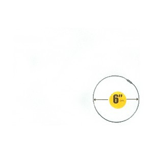 Lucky Line 7961 6" Jumbo Key RIng