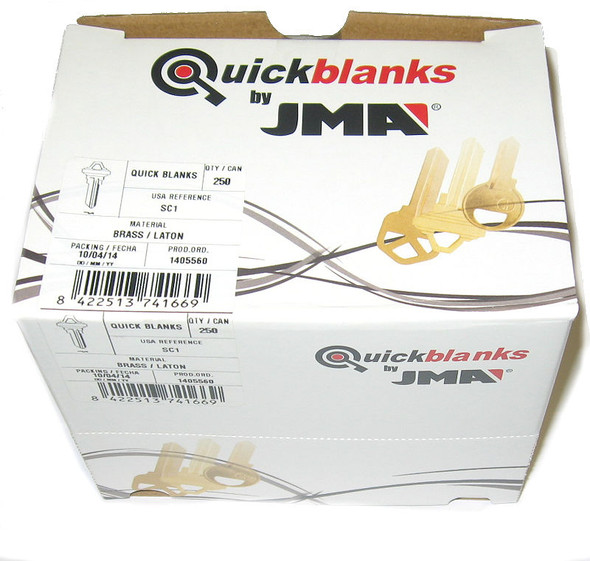 JMA SLG-3E-250 Key Blank for SC1 250 Pack