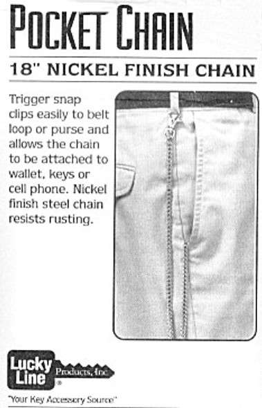Lucky Line 40101 - No. 401 18" Pocket Chain with trigger snap example usage