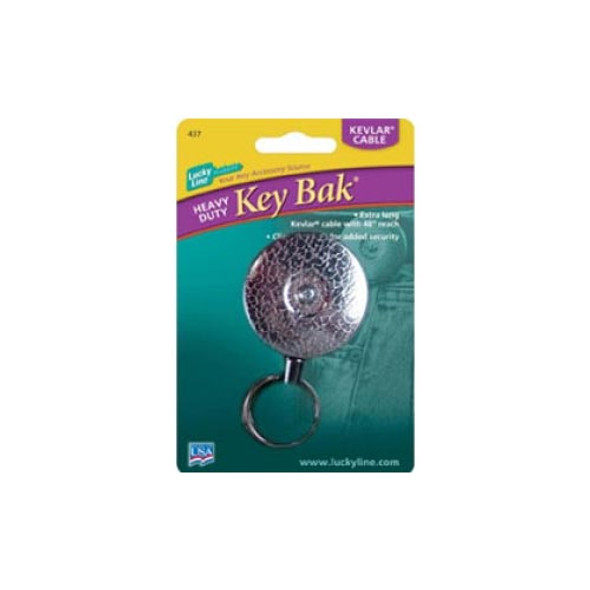 Lucky Line 43751 Key-Bak, Clips on Belt 48"