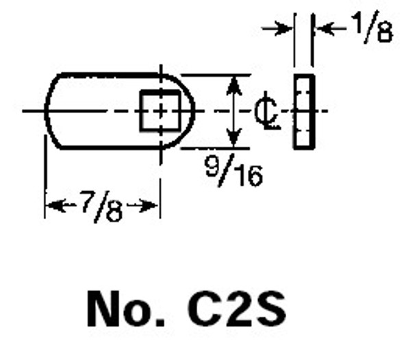 CCL C2S line drawing with dimensions