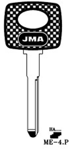 JMA ME-4P plastic head key blank image for Mercedes