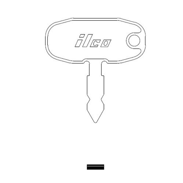 Key Blank, Ilco 1569 Ford Tractor Key Blank, Ilco 1569 Ford Tractor