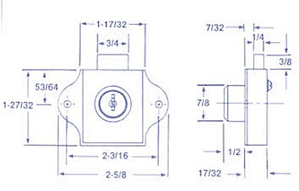 ESP/Hudson XW2873 Line Drawing with dimensions