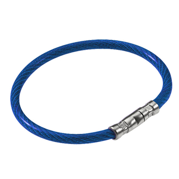 Lucky Line 0811-30 Blue Twisty Key Ring