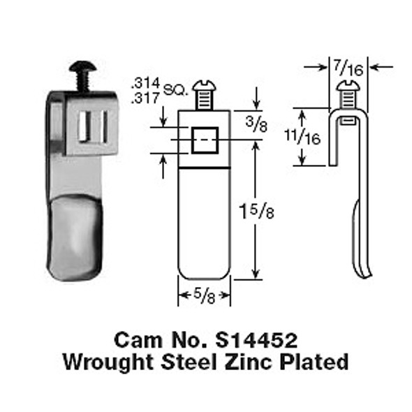 CCL S14452 Cam for T-Handle