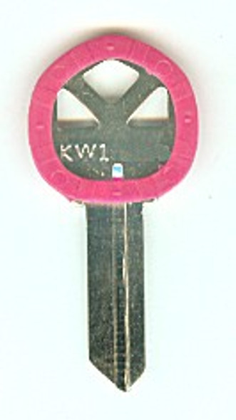 Medium Key Identifiers on a KW1 Key Example Image
