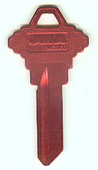 JMA SLG-3AL.AR Red Aluminum Key Blank Image