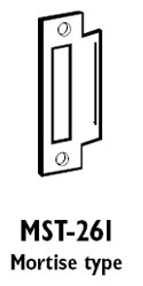 Don-Jo 261BP Strike, Mortise Lock Brass Plated