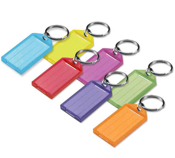 Lucky Line 60400 Assorted Color Key tags