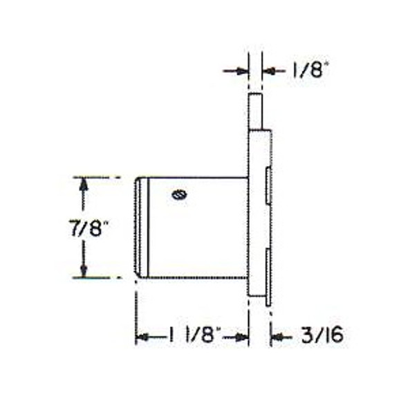 Desk Lock, N078 KA 103 26D