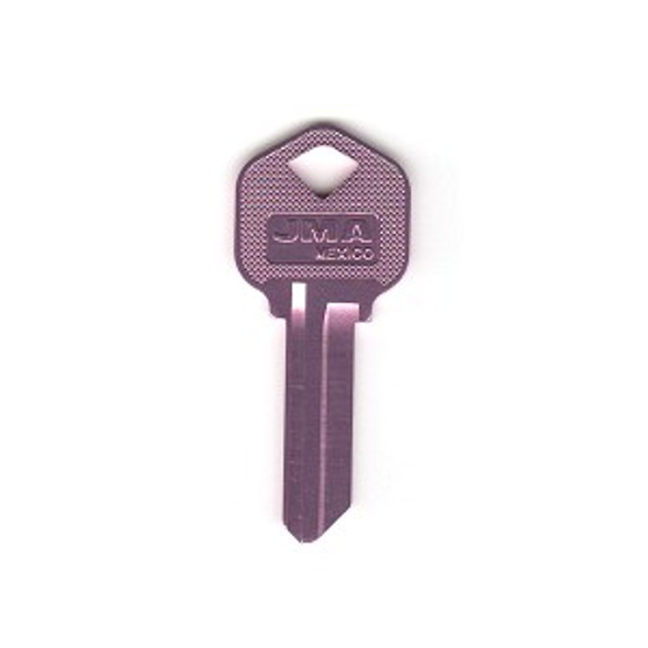 JMA KWI-1AL.PNK Pink Key Blank Image Side 1