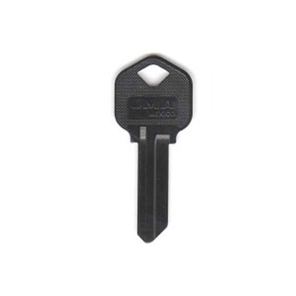 JMA KWI-1 AL-BLK Aluminum Key Blank KW1, Black Color