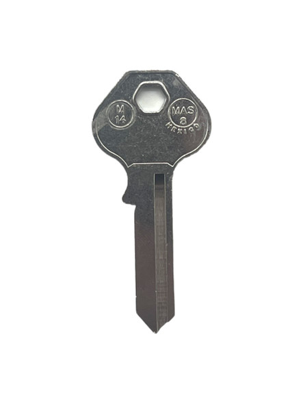 Master Lock MAS-8 Key Blank Image Side 1