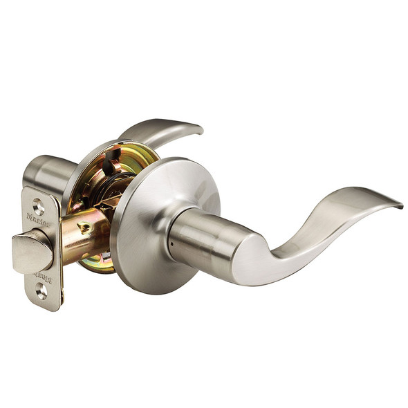 Master Lock WL0415 Passage Lever, Satin Nickel Wave Lever