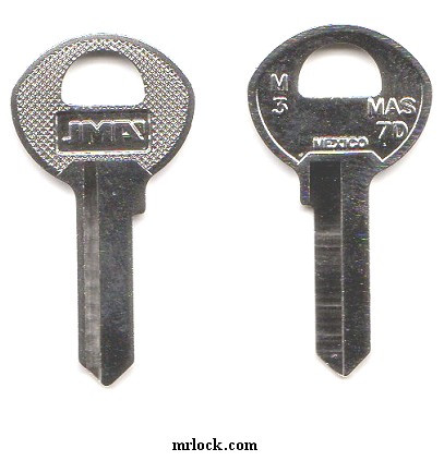 JMA MAS-13DE Key Blank for Master M13/130K