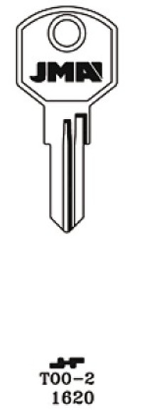 JMA TOO-2 Key Blank Line Drawing Profile Image