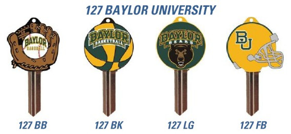 Key blank, Baylor Football, Kwikset KW10