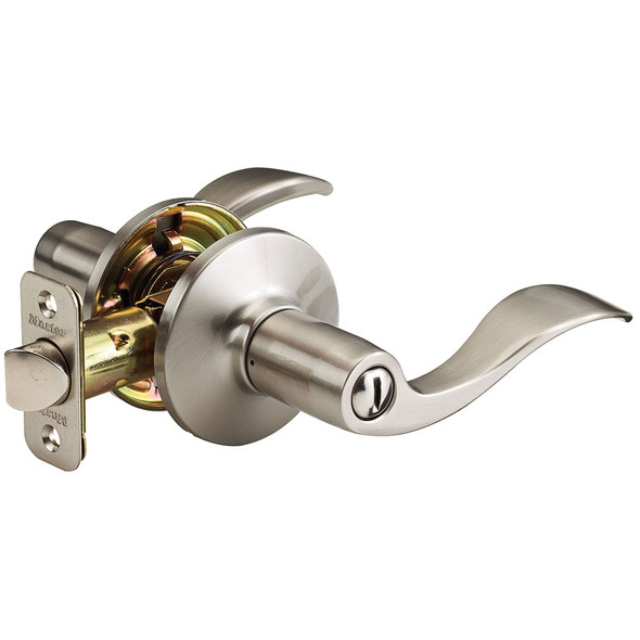 Master Lock WL0315 Privacy Lock, Satin Nickel Wave Lever