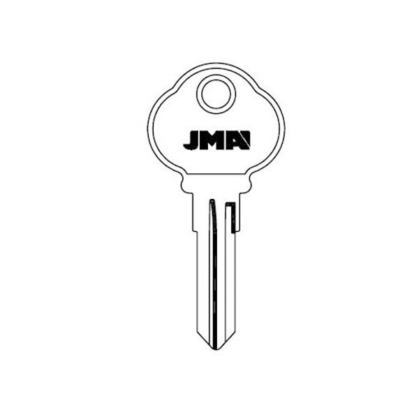 JMA CLB-4 Key Blank Line Drawing with profile Image