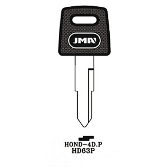 JMA HOND-4D.P Key Blank Line Drawing Profile Image