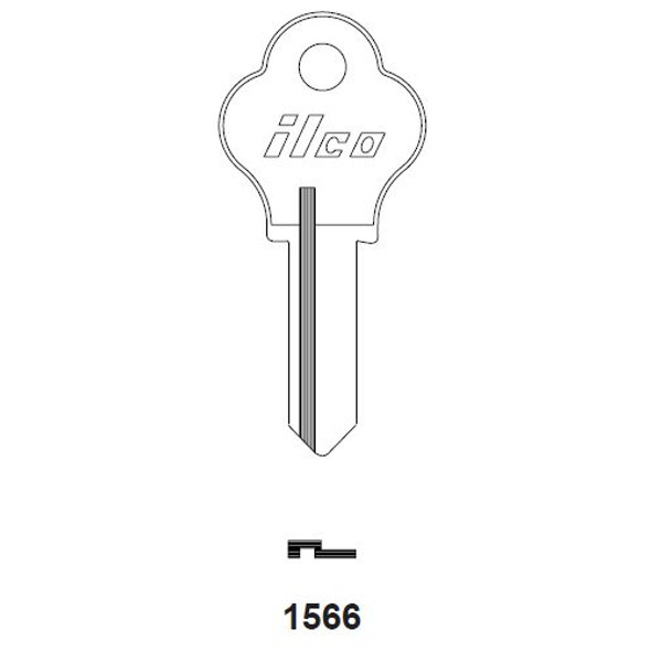 Ilco 1566 Key blank, For Pado