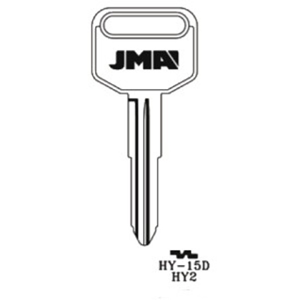 JMA HY-15D Key Balnk for Hyundai HY2