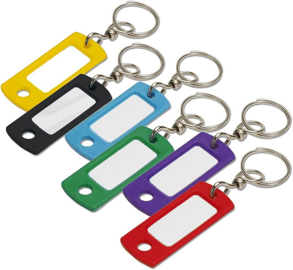 Lucky Line 16800 Key Tags, Assorted Color 200/BX