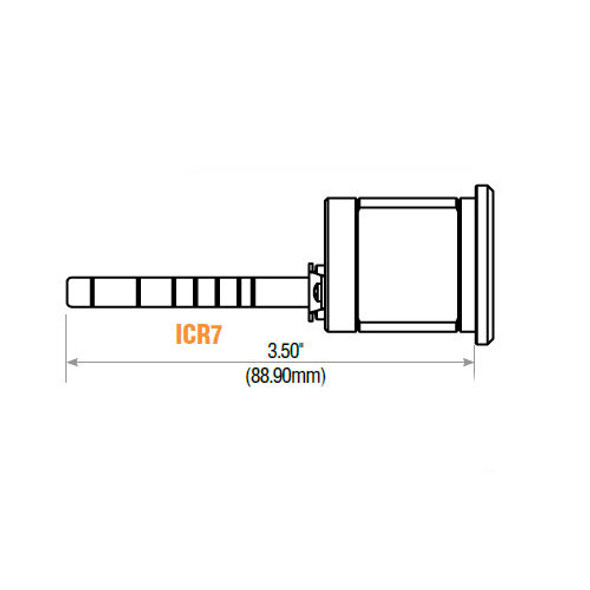 GMS ICR7-26D SFIC Rim Cylinder