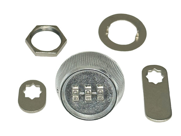 CCL 39051 Chrome Combination Cam Lock 3/4"