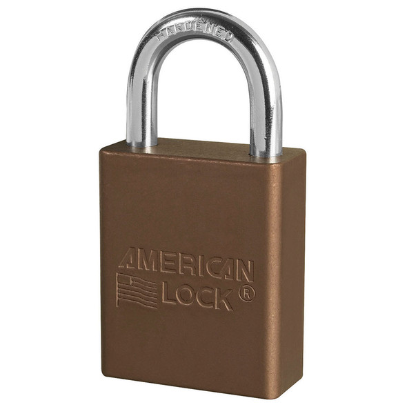 American Lock A1105 Brown Padlock, Custom Keyed