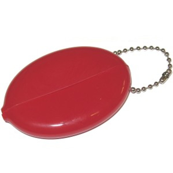Plastic Squeeze Coin Holder 9417 Red