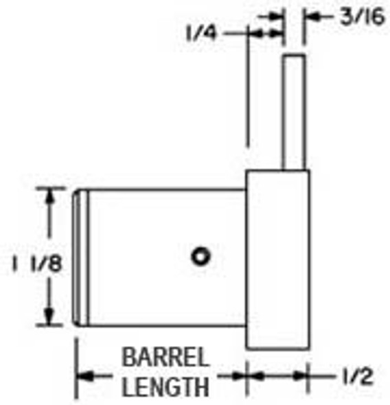 Olympus 721DW IC Drawer Desk Lock 26D