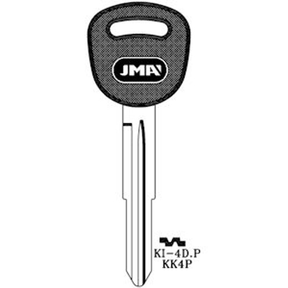 Key blank, JMA KI4DP for Kia KK4