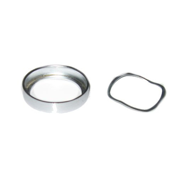 Ilco 861V-26D Adjustable spring ring collar, supplied in brushed chrome