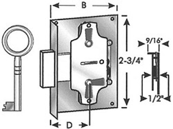 Furniture Lock 611/30