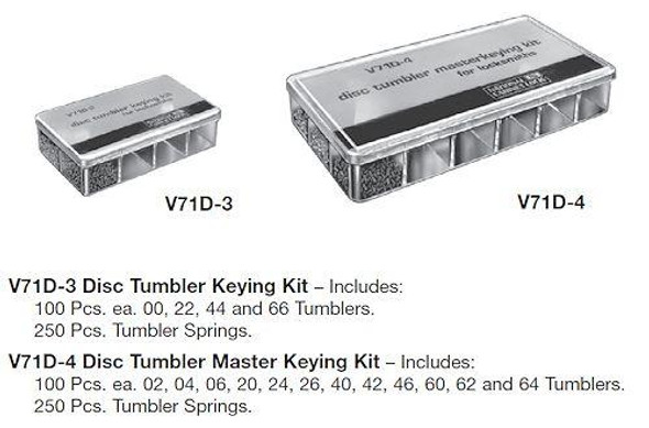 Keying Kit National Disc Master Keying V71D-4
