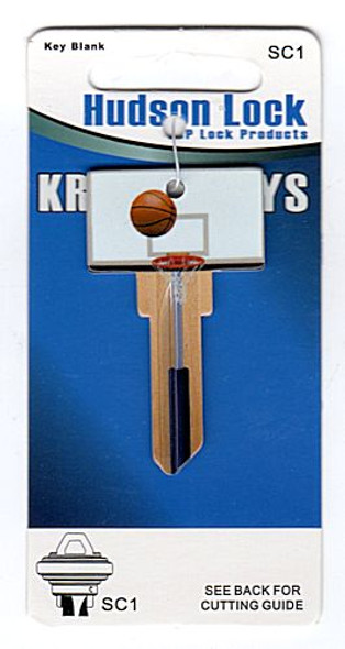 Krafty Key blank, Basketballl - SC1