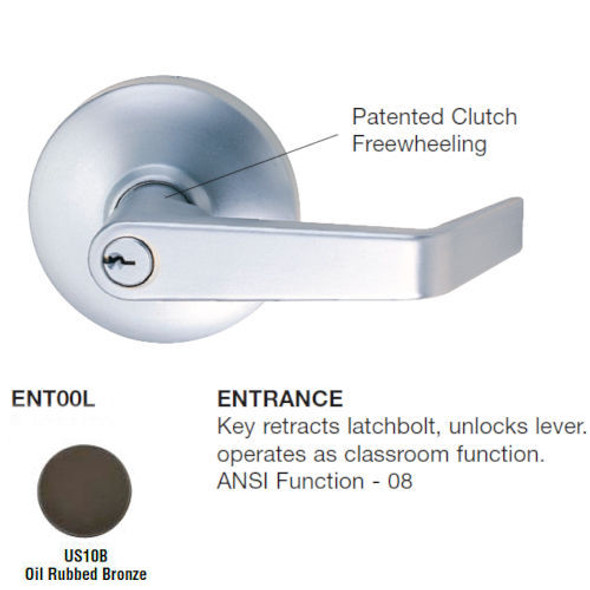 Cal-Royal ENT00L exit device trim for 2200 and 9800 series