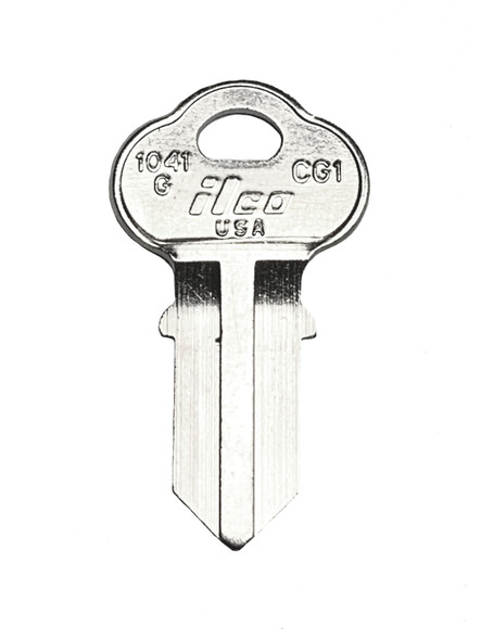 Ilco 1041G Key Blank, Chicago K4/CG1