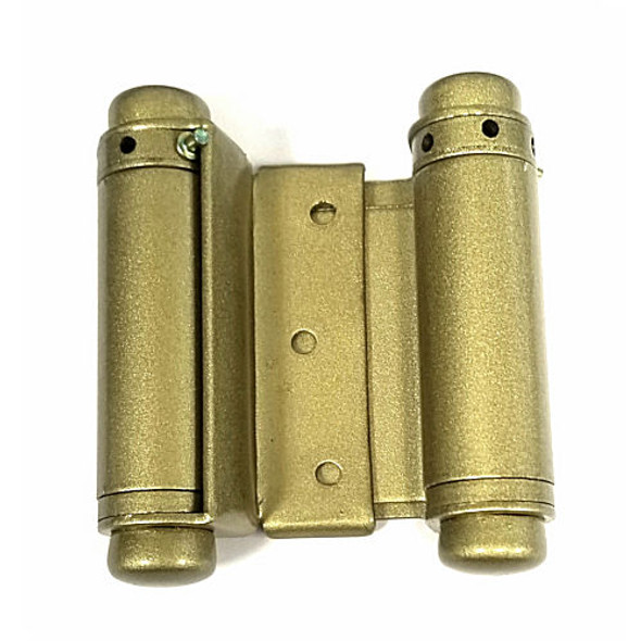 Spring Hinge (Pair), Ultra 35590 Double Spring 3" Brass Tone