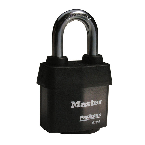 Master Lock 6125 Pro Series Padlock, Factory Keyed